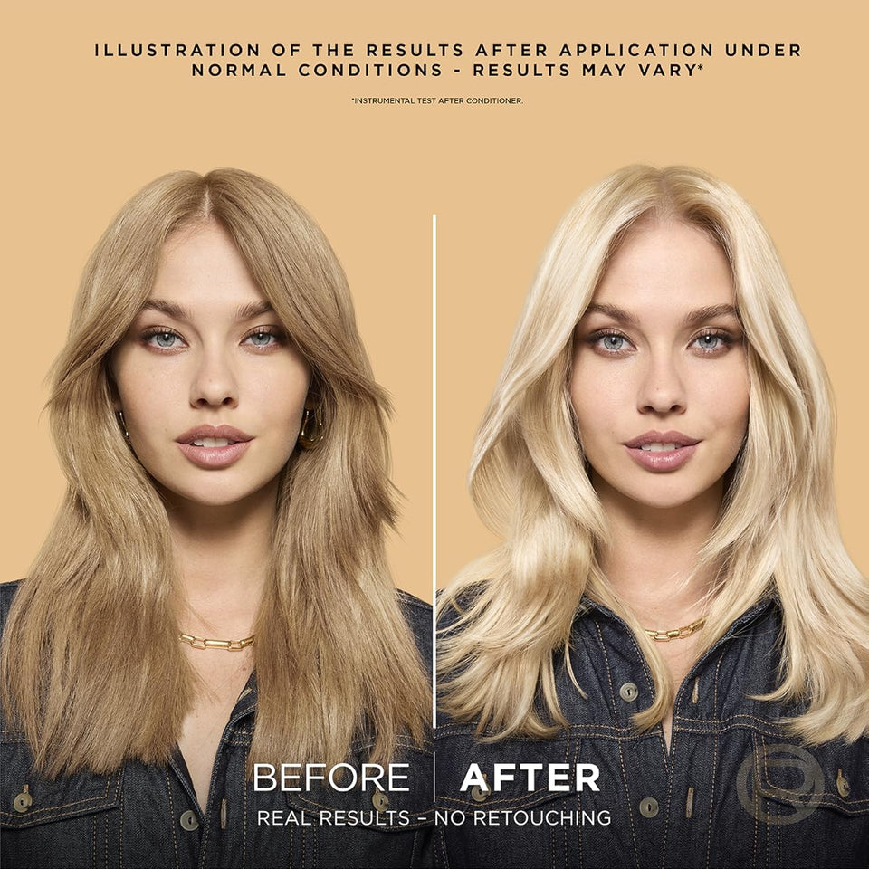 L'Oreal Paris Superior Preference Luminous Fade-Defying Permanent Hair Color, Hair Dye For Up to 9 Weeks of Radiance, Natural Blonde 9, 1 Hair Dye Kit