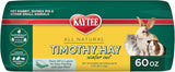 Kaytee Wafer Cut All Natural Timothy Hay for Pet Guinea Pigs, Rabbits & Other Small Animals, 60 Ounce