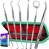 G.CATACC professional stainless steel dental pick teeth cleaning tools for adults and pets