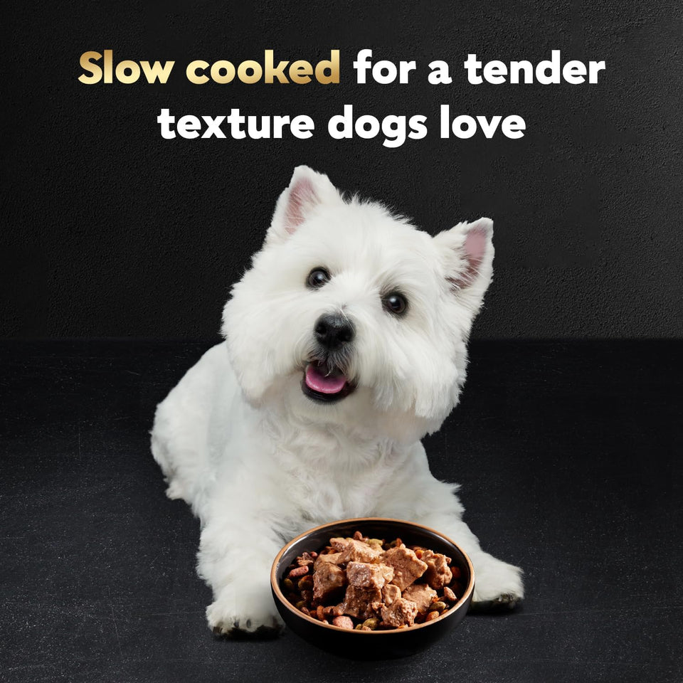 cesar steak lovers variety pack adult wet dog food real meat 36 count 3.5 oz easy peel trays