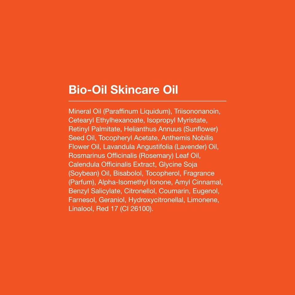 Bio-Oil Skincare Body Oil Serum, 6.7 Oz, Non-Comedogenic, Vegan Friendly, Paraben Free