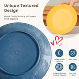 Homienly 40-Piece Unbreakable Wheat Straw Dinnerware Set, Service for 8