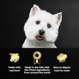 cesar filets in gravy wet dog food variety pack, 3.5 oz easy peel trays, usa made