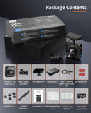 Sarmert C2 4K Dual Dash Cam Front and Rear - Built-in GPS and 5G WiFi, Free 64GB Card Included, 4K UHD Dash Camera for Cars, Night Vision, WDR, Loop Recording, App Control, 24H Parking Mode
