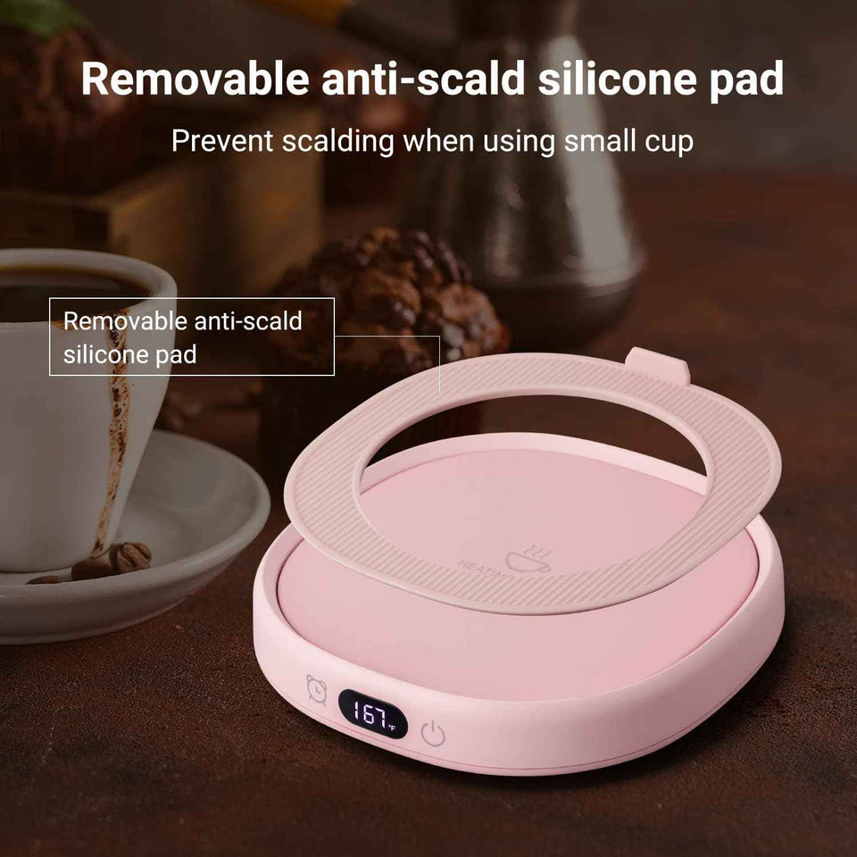 Coffee Mug Warmer & You are Awesome Mug Set, Electric Cup Warmer for Desk, Beverage Warmer with 4 Temperature Setting, 8-Hours Auto Shut Off