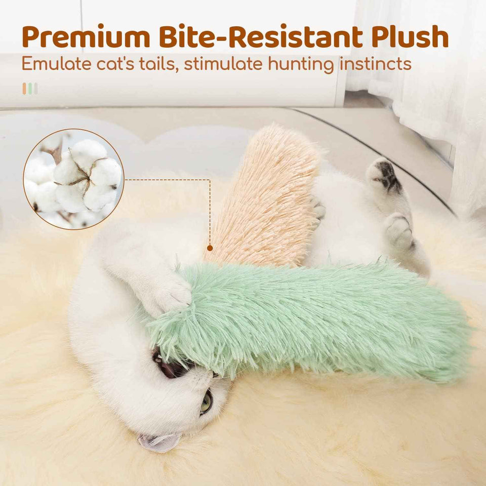 potaroma cat toys pillows 3 pack soft durable crinkle sound catnip interactive indoor kitten kicker