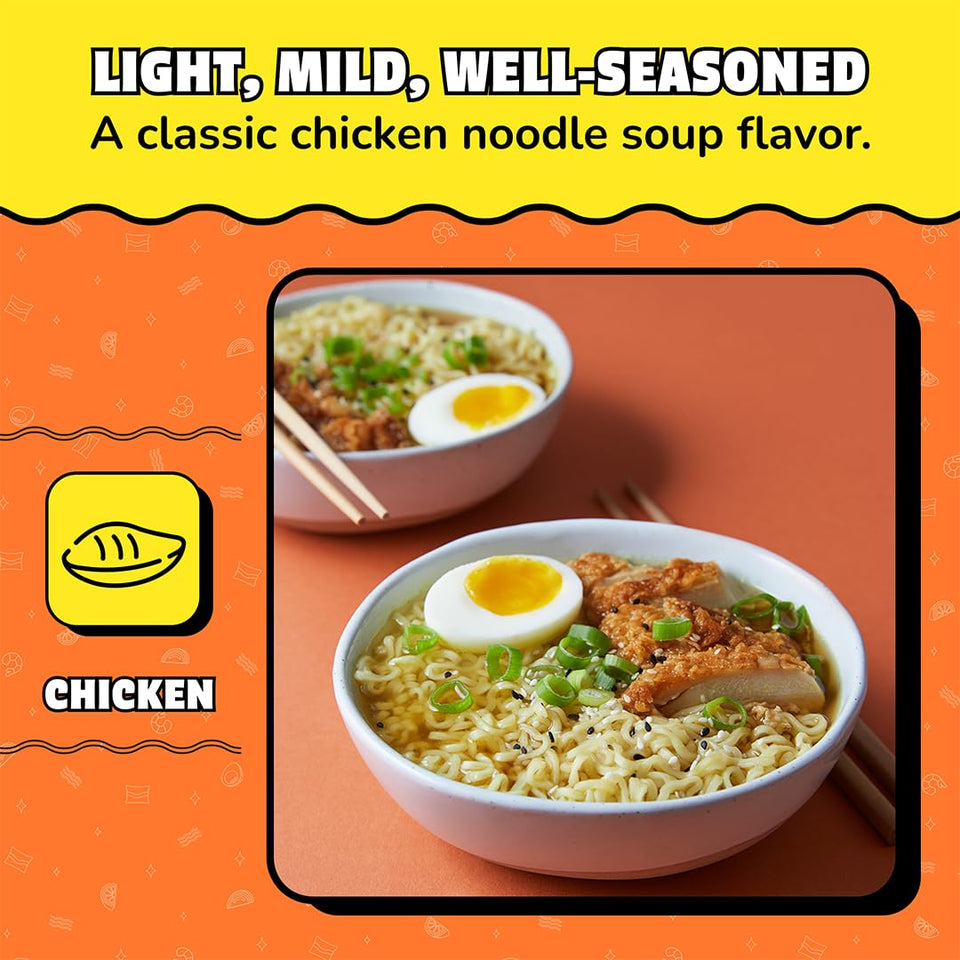 Maruchan Chicken Instant Ramen Noodles 3 Oz 24 Count Ready to Eat Meals