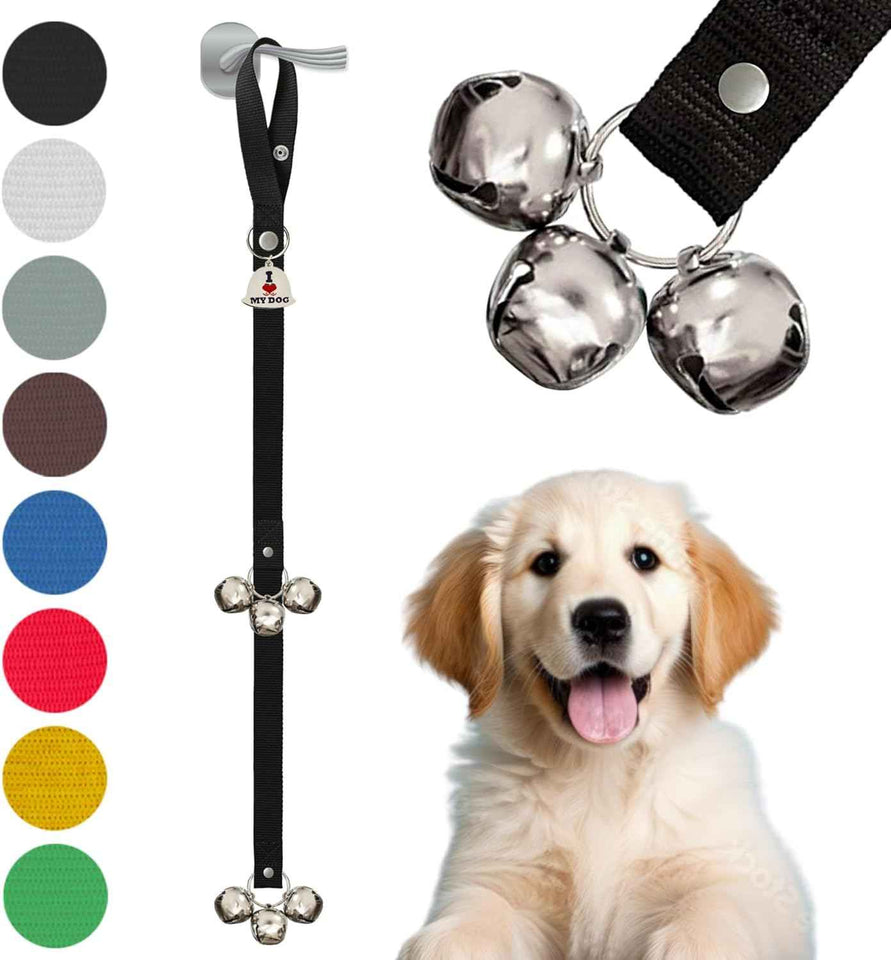 Caldwell's Pet Supply Co. Dog Potty Bells for All Breed Puppies and Adult Dogs, Adjustable Door Handle Strap