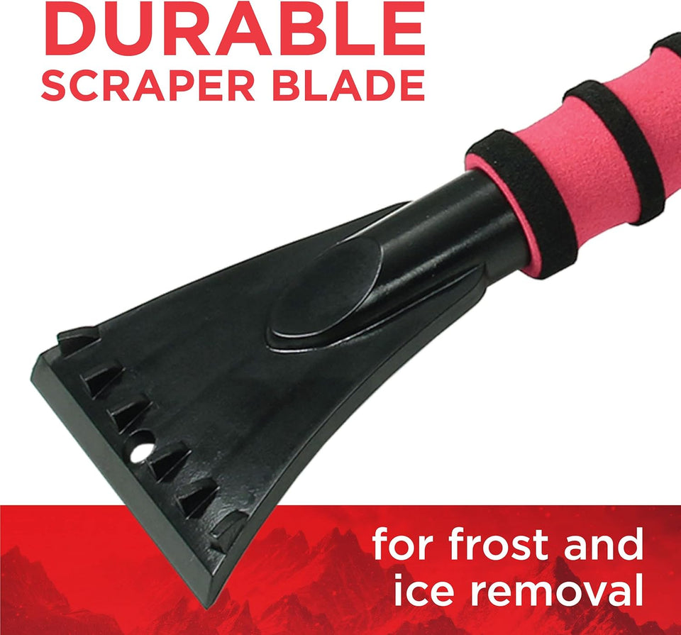 mallory 532 26 inch snow brush with ice scraper for cars trucks suvs and more