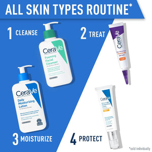 ceraVe daily moisturizing lotion for dry skin 19 ounce fragrance free oil free body lotion and face moisturizer