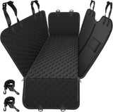 Mancro Dog Car Seat Cover for Back Seat, 2025 Upgraded 600D Heavy Duty Waterproof & Scratch-Resistant Dog Hammock for Car, Back Seat Pet Cover for Dogs with Sedan, Trucks and SUVs, Standard, Black