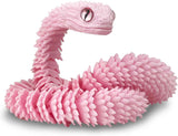 24in 3D Printed Snake Toys, Flexible 3D Printed Animal, Fidget ADHD Snake Toys, Perfect Desk Pet for Animal Collectors, Easter Basket Essentials, Easter Basket Stuffers