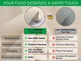 Organic Cheese Cloths, GOTS Certified, Grade 100, 36x36Inch, Reusable Cheese Cloth with Closed Edges Fabric Fine Mesh Cloth, Unbleached Cotton Muslin Cheesecloth