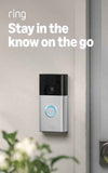 Ring Battery Doorbell (newest model), Home or business security with Head-to-Toe video, Live View with Two-Way Talk, and Motion Detection & Alerts, Venetian Bronze
