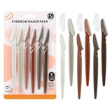 D Dermaplane Razor for Women Face - 6PCS Face Razors for Women - Eyebrow Razor with Precision Cover - Face Shaver for Men - Facial Hair Removal for Men - Neutral