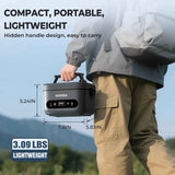 100W Cordless Electric Lunch Box for Adults & Men, Rechargeable Battery Powered Heated Lunch Box, 1.2L Portable Food Warmer Lunchbox with 5-Sided Heating for Work Car Outdoor Use