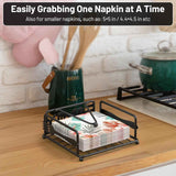 Elegant Rustic Iron Napkin Holder for Kitchen Dining Room Decor