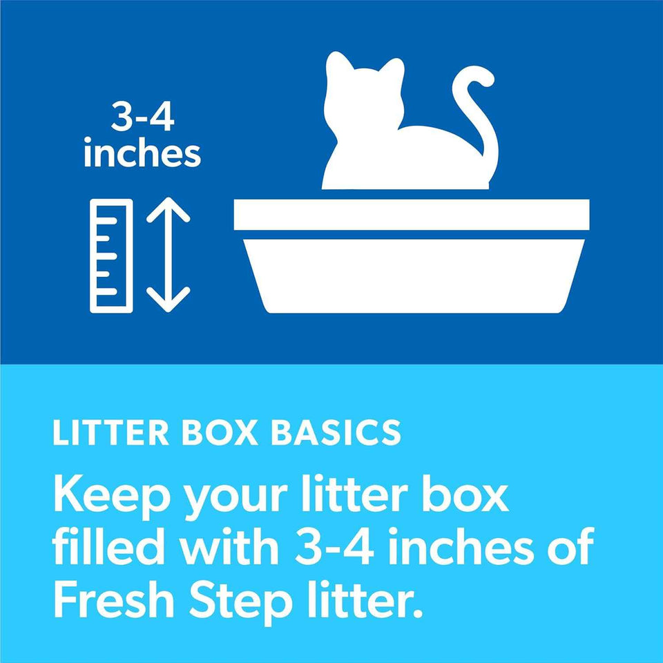 Fresh Step Advanced Clumping Litter with Febreze and Gain Scent, 37 lbs, 2 x 18.5 lb Box, Odor Control