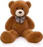 MaoGoLan Giant Teddy Bear 4 Feet,Adorable and Cuddly Big Bear Stuffed Animal 47", Classic Teddy Bear Plush Gift Decoration for Baby Shower,Party,Birthday,Valentines Day,Tan