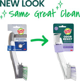 Scotch-Brite Odor-Resist Soap Control Dishwand Brush, Non-Scratch Cleaning with Scraper, Stands Upright, 1 Pack