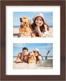 Vittanly 11x14 Collage Picture Frame, Displays 5Pcs 4x6 Pictures with Mat or 1Pcs 11x14 without Mat for Wall Mounting, Picture Frames Collage Wall Decor in Black, 1 Pack