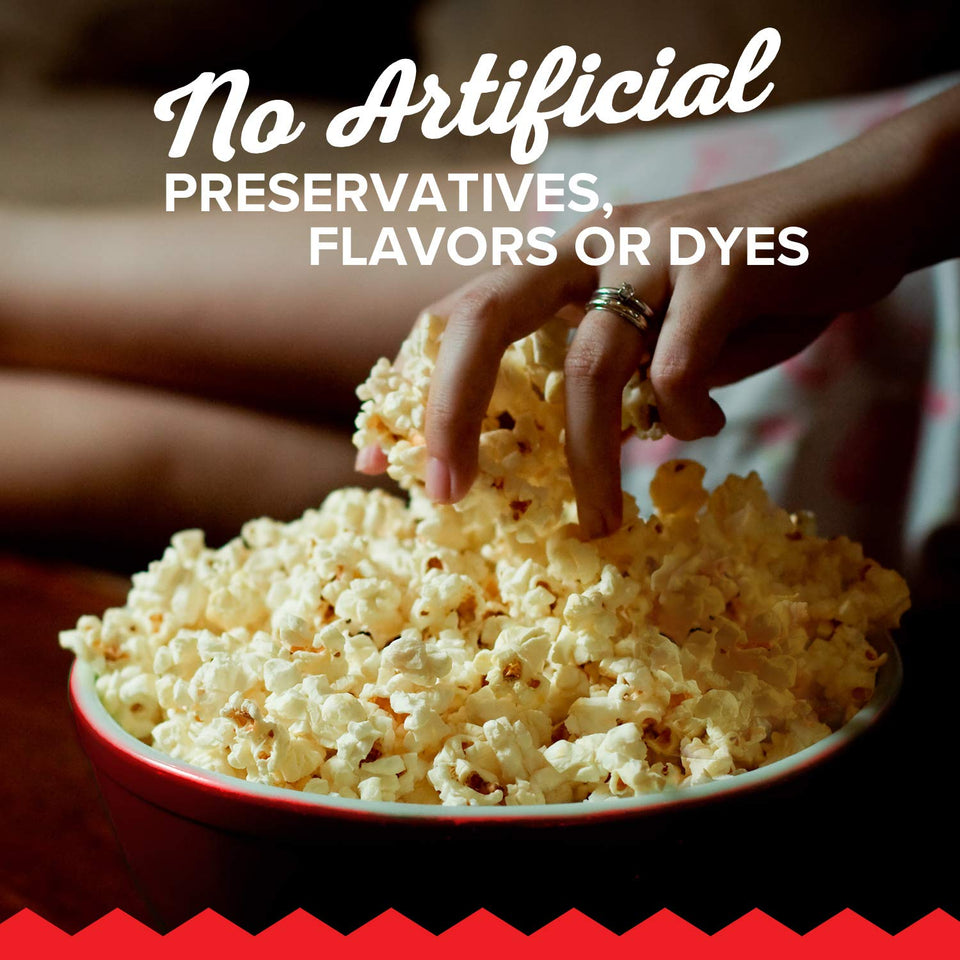 Orville Redenbacher’s Microwave Popcorn, Movie Theater Butter Flavor, 3g Fiber Per Serving, 3.29 oz., 24-Count