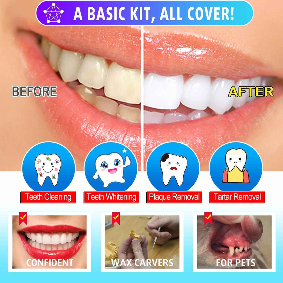 G.CATACC Dental Tools, Dental Pick Teeth Cleaning Tools, Plaque Remover, Professional Stainless Steel Tooth Scraper