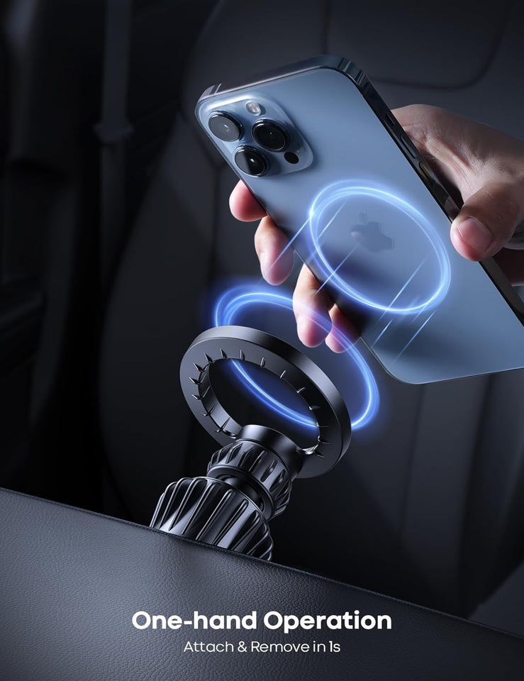 lamicall magsafe car mount - magnetic air vent phone holder for mag safe iphone
