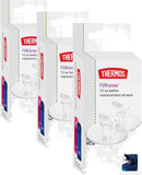 THERMOS FUNtainer 12 Ounce Insulated Kids Water Bottle Replacement Straws, 4 Straws