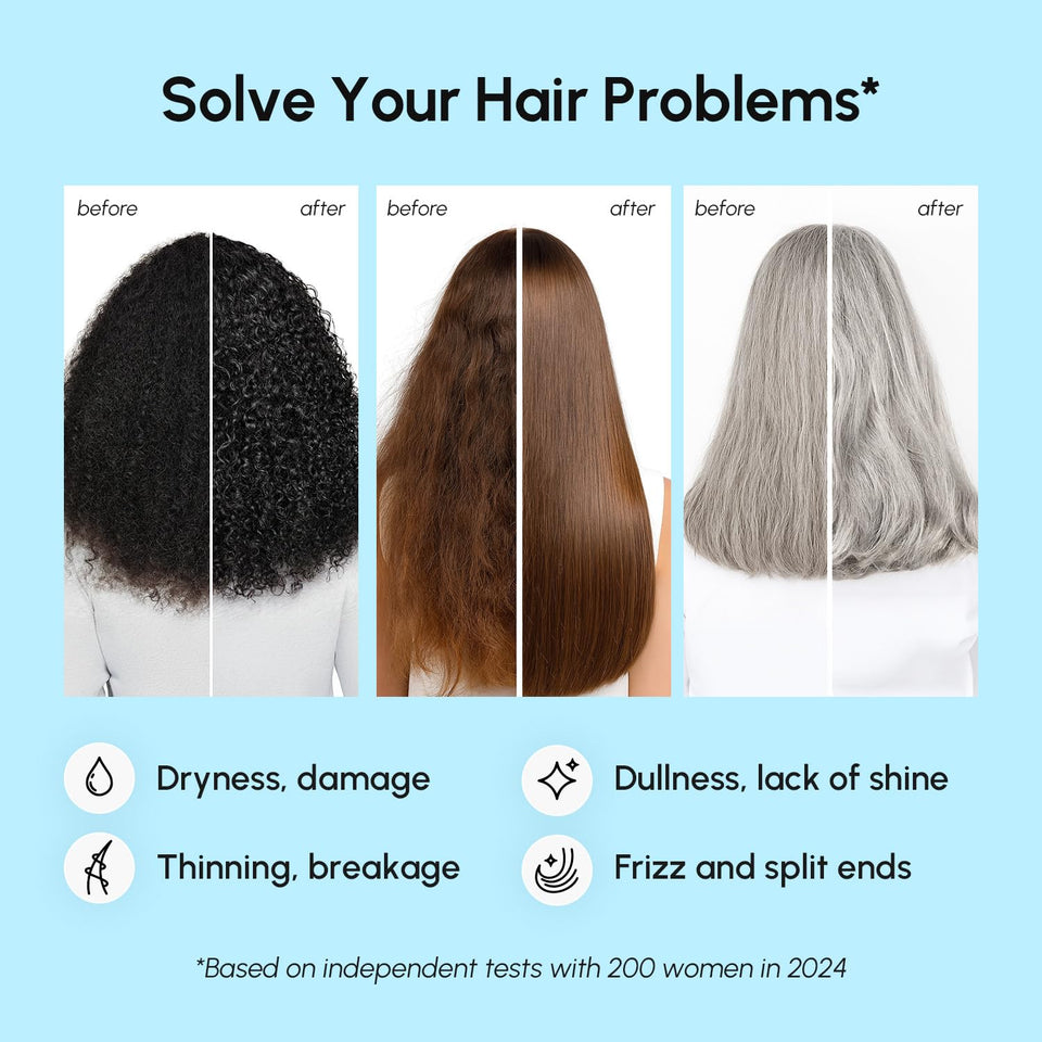 MAREE Deep Conditioning Hair Mask for Damaged Hair Treatment – Keratin Hair Care for Hydrating Growth Repair Moisturizing – Dry Curly Color Refreshing – Tratamiento Mascarilla Para el Cabello Seco