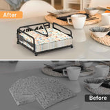 Elegant Rustic Iron Napkin Holder for Kitchen Dining Room Decor
