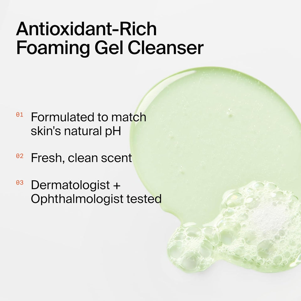 Youth To The People Superfood Facial Cleanser - Kale + Green Tea Daily Face Wash, Gently Removes Makeup, SPF, and Oils, Soothing Antioxidants for Glowing Skin, pH Balance, Clean Pores, Refillable