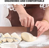 plastic pot scrapers 5-piece set for cast iron pots pans