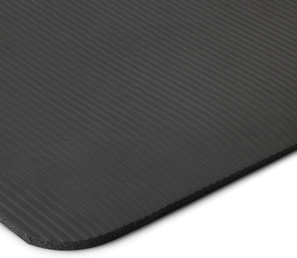 1/2 Inch Extra Thick Exercise Yoga Mat with Carrying Strap, Cushioned Support, for Fitness and Gym Workouts