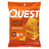 quest nutrition cheddar blast cheese crackers high protein snack 10g protein 5g net carbs 12 packs