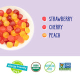 yumearth organic fruit snacks box, 0.7 ounce, pack of 10, 10 count