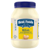Best Foods 30 oz Cage-Free Egg Mayonnaise Jar for Sandwich Spread or Condiment, Gluten-Free