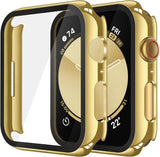 Misxi tempered glass case for Apple Watch Series 7 (2021) 46mm and Series 6 watch