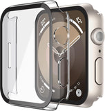 Misxi tempered glass case for Apple Watch Series 7 (2021) 46mm and Series 6 watch