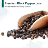 soeos Himalayan pink salt 39 oz + whole black peppercorns 18 oz coarse grain kosher salt non-gmo verified