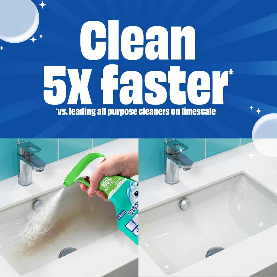 Scrubbing Bubbles Easy Clean Foaming Bathroom Cleaner, 32oz, Bleach-Free, Multipurpose, Shower, Sink, Toilet, Tile Cleaner