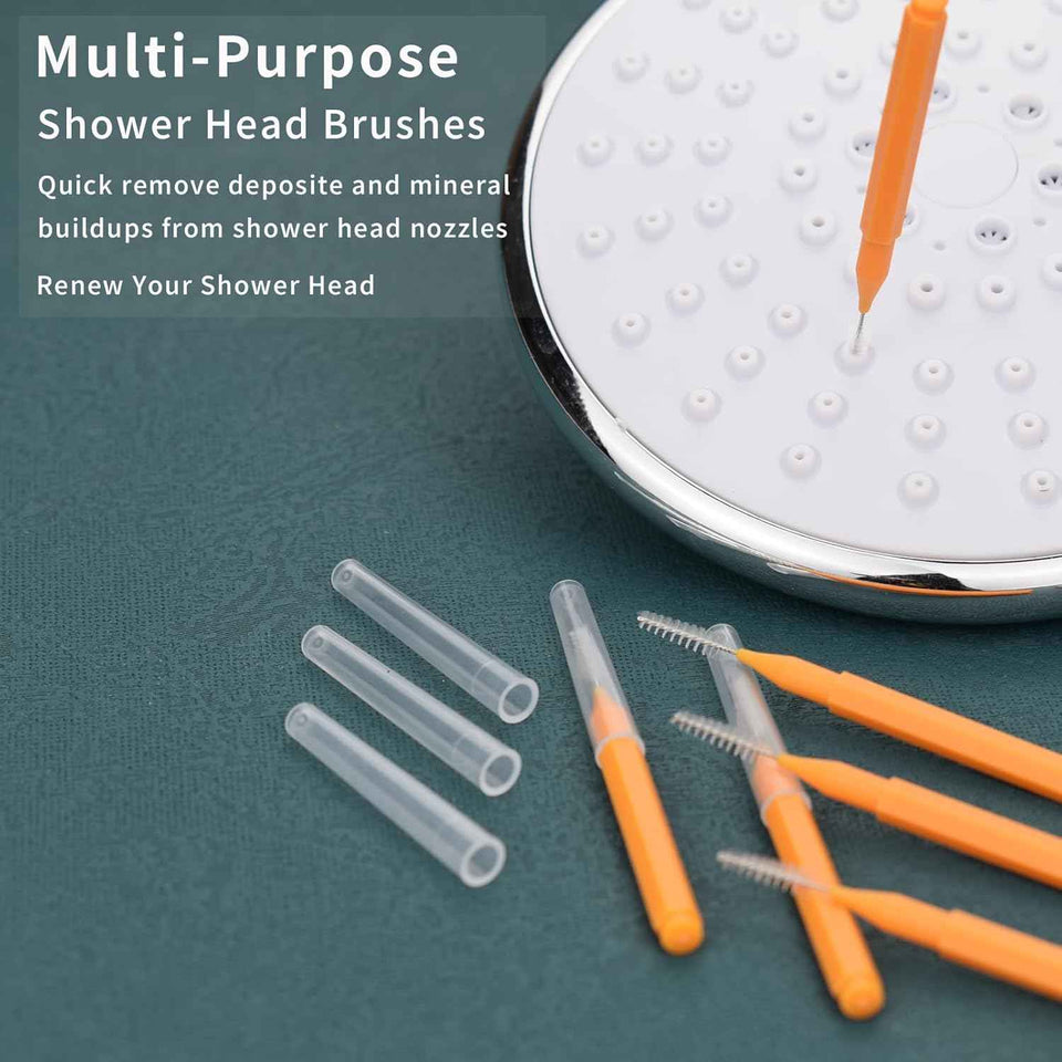 Shower Head Cleaning Brush Tool - Crevice Cleaner for Bathroom Pipes, Car Washers