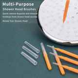 Shower Head Cleaning Brush Tool - Crevice Cleaner for Bathroom Pipes, Car Washers