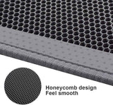 Pieviev Cat Litter Mat Double Layer Waterproof Urine Proof Trapping Mat 1 Pack (Gray, 24x15 Inch (Pack of 1))