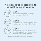 Kaytee Clean & Cozy White Paper Bedding, Made for Small Animals, 49.2 Liters