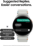 Samsung Galaxy Watch 7 40mm Bluetooth AI Smartwatch w/Energy Score, Wellness Tips, Heart Rate Tracking, Sleep Monitor, Fitness Tracker, 2024, Cream [US Version, 1Yr Manufacturer Warranty]