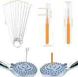 Shower Head Cleaning Brush Tool - Crevice Cleaner for Bathroom Pipes, Car Washers