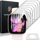 LK 6 Pack for Apple Watch Series 11/ Series 10 Screen Protector 42mm - Anti-Scratch, Self-Healing Soft TPU Screen Protector for Apple Watch 42mm, Bubble Free, HD Transparent, Touch Sensitive