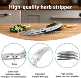 Plys Herb Stripper Tool with 9 Holes - Stainless Steel Kitchen Stripper, Herb Leaf Peeler for Kale, Chard, and Greens, 2025 Professional