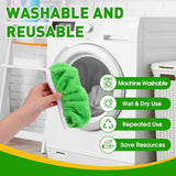 14Pcs Reusable Microfiber Mop Pads Compatible with Sweeper Mops,Dry Sweeping Cloths & Wet Mopping Pads Refills,Washable Mop Pads for Floor Cleaning